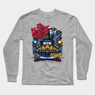 Le Gobelet Noir Paris Bar and Restaurant Orlando Florida Long Sleeve T-Shirt